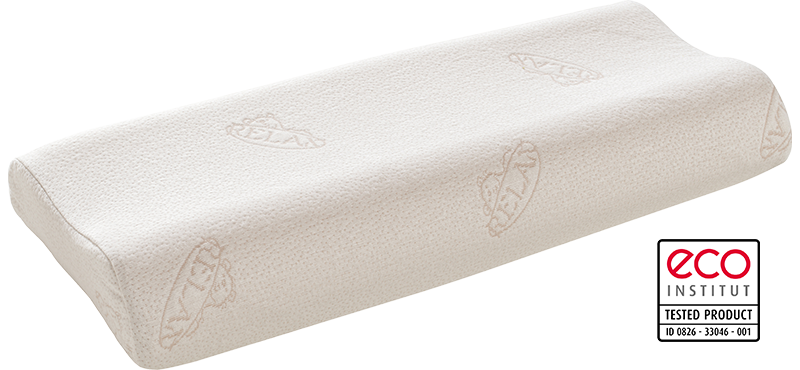 Ein Form-Latex Kern bildet die Füllung. Oberstoff aus Baumwollgewebe.